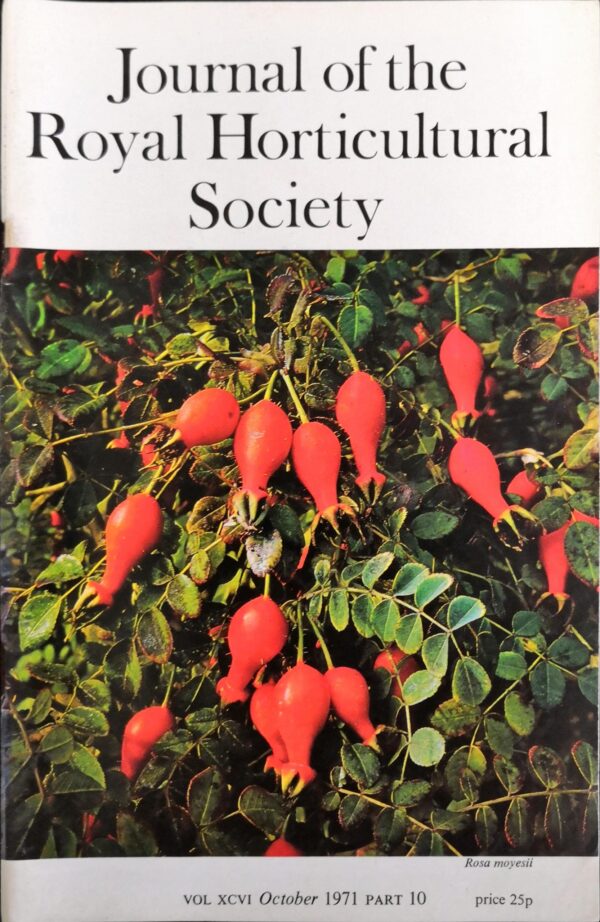 Journal of the Royal Horticultural Society - Volume XCVI, Part 10, October 1971