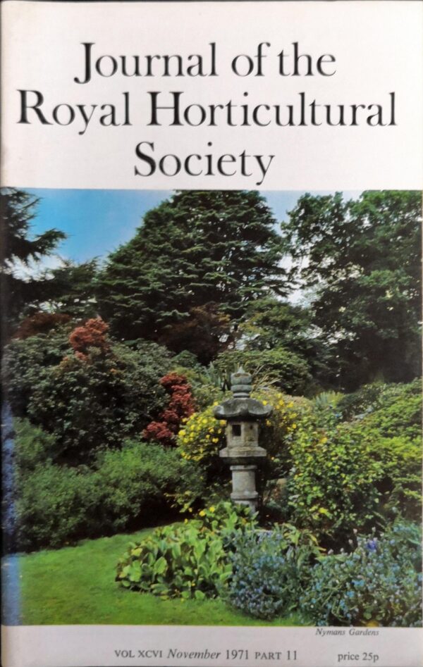 Journal of the Royal Horticultural Society - Volume XCVI, Part 11, November 1971