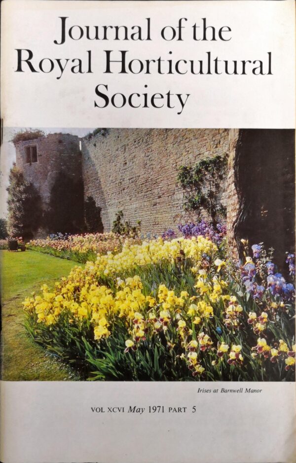 Journal of the Royal Horticultural Society - Volume XCVI, Part 5, May 1971