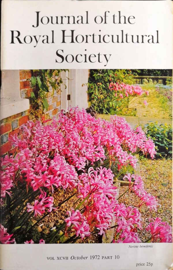 Journal of the Royal Horticultural Society - Volume XCVII, Part 10, October 1972