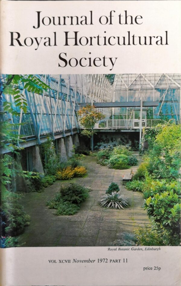 Journal of the Royal Horticultural Society - Volume XCVII, Part 11, November 1972