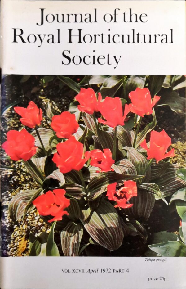 Journal of the Royal Horticultural Society - Volume XCVII, Part 4, April 1972