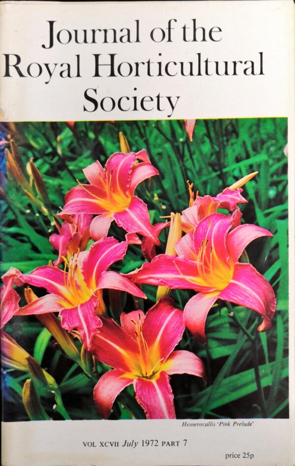 Journal of the Royal Horticultural Society - Volume XCVII, Part 7, July 1972