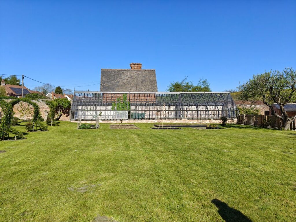 Image of the new glasshouse which replaced the old wooden glasshouse which James Lye would have worked in