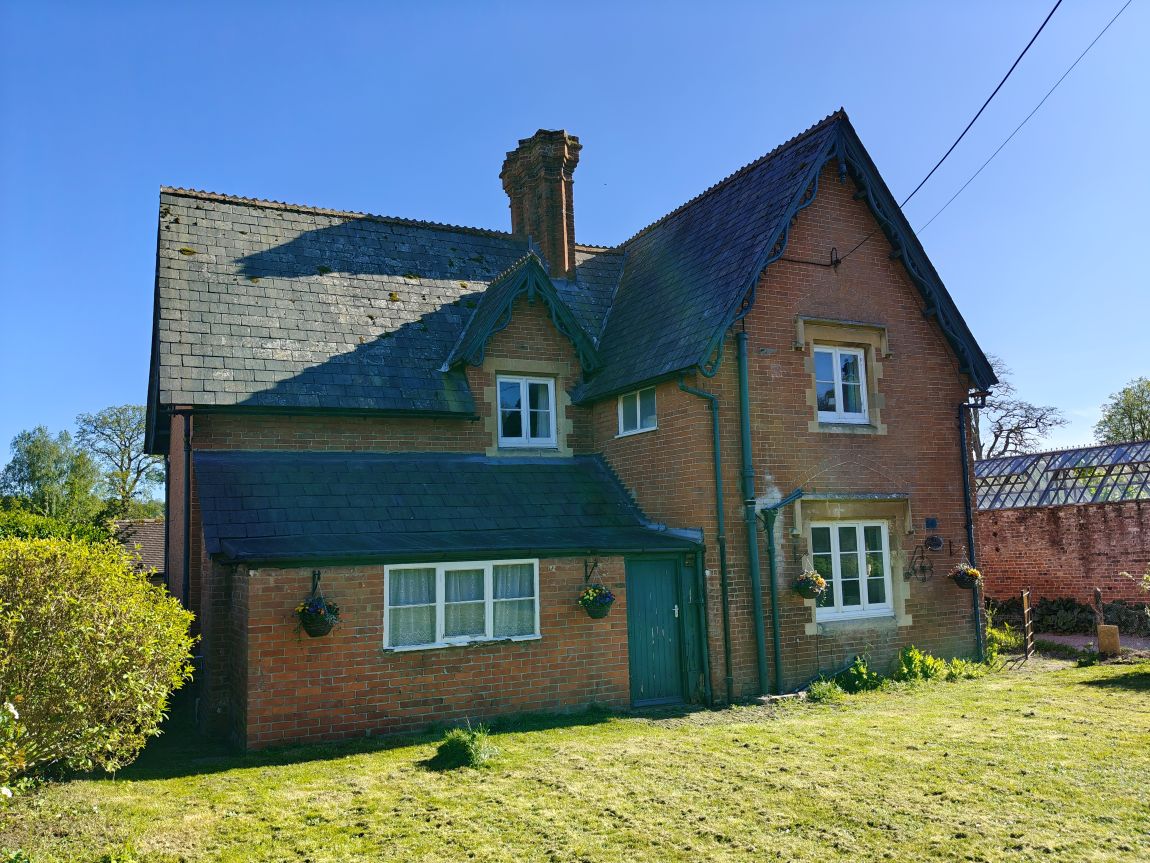 Image of the rear entrance to Gardener's Cottage, The Spring Market Lavington